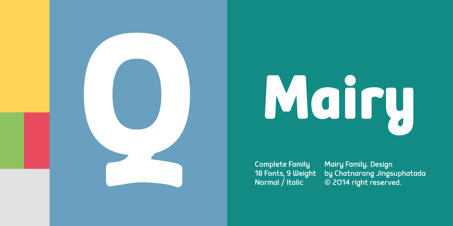 Mairy Regular Font preview